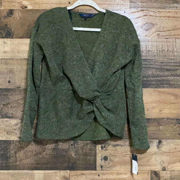 RACHEL ROY COLLECTION Twist Front Sweater - Picture 3 of 8